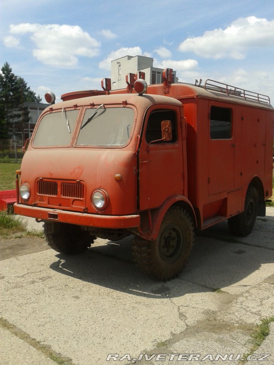 Tatra 805 hasičský automobil 1957