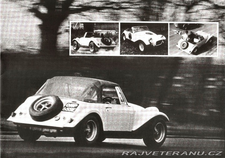 MG Midget Arkley SS Kit 1972 v ČR 1972