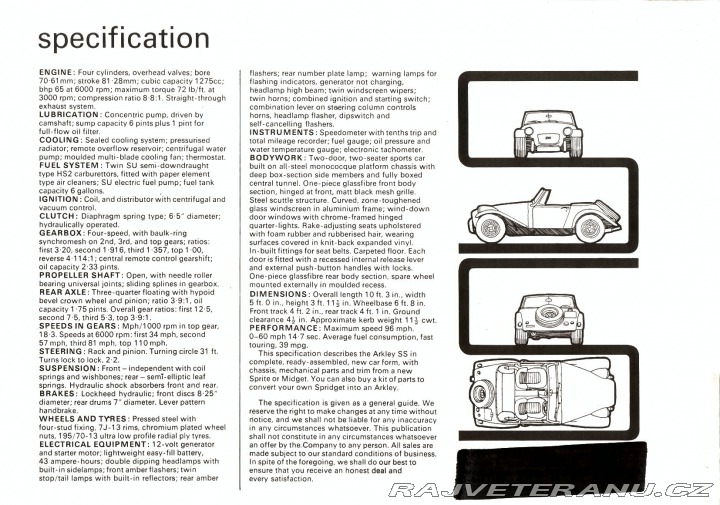 MG Midget Arkley SS Kit 1972 v ČR 1972