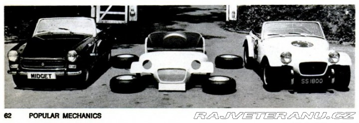 MG Midget Arkley SS Kit 1972 v ČR 1972