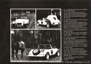 MG Midget Arkley SS Kit 1972 v ČR 1972