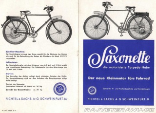 Ostatní značky Ostatní modely Friko saxonete motokolo 1938