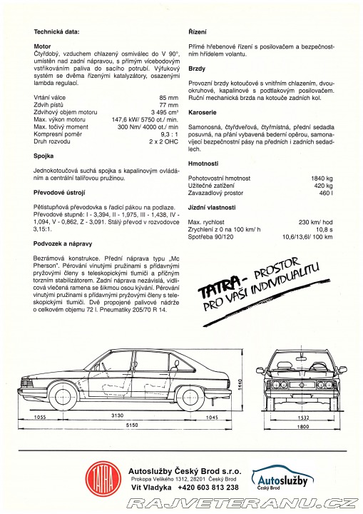 Tatra 613 Mi - LONG M95 1995