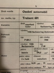 Trabant 601 P 60 1968