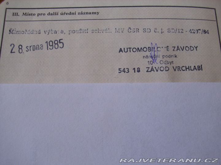Škoda 130 1985