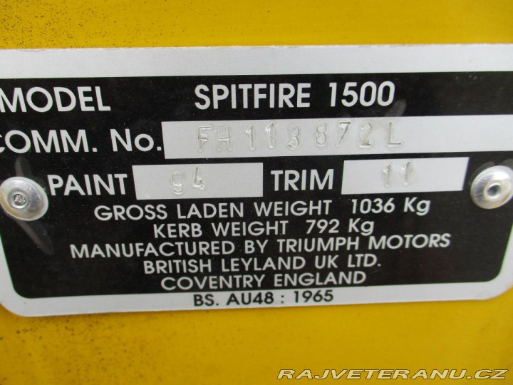 Triumph Spitfire 1500 1978