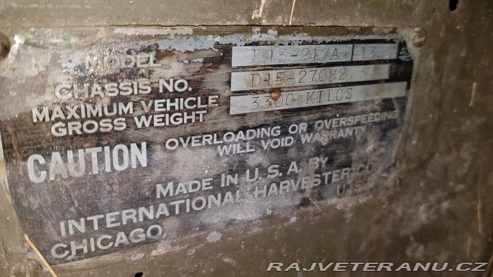 Ostatní značky Ostatní modely INTERNATIONAL Harvester