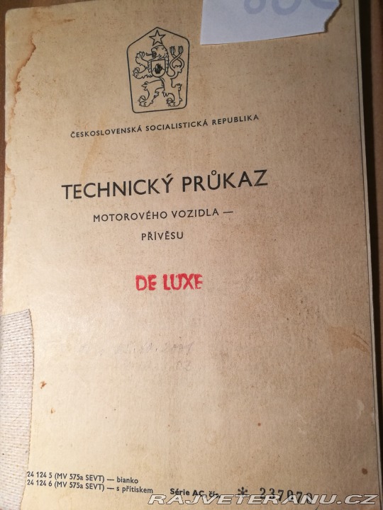 Škoda 1000 MB 1000MB DE LUXE
