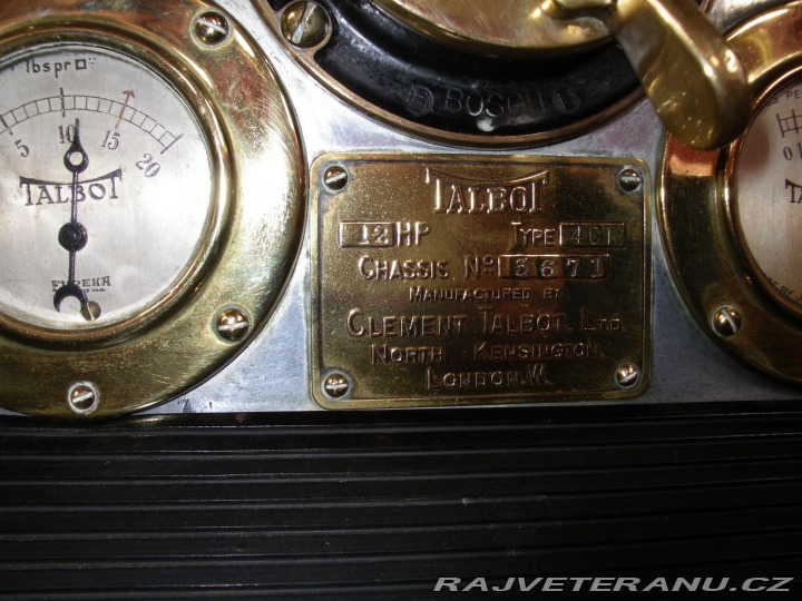Ostatní značky Ostatní modely Talbot 4CT 1912