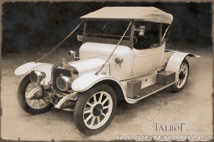 Ostatní značky Ostatní modely Talbot  4CT 1912