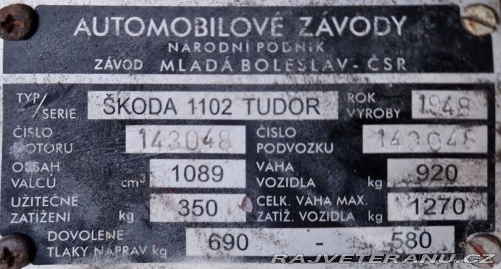 Škoda 1102 Tudor 
