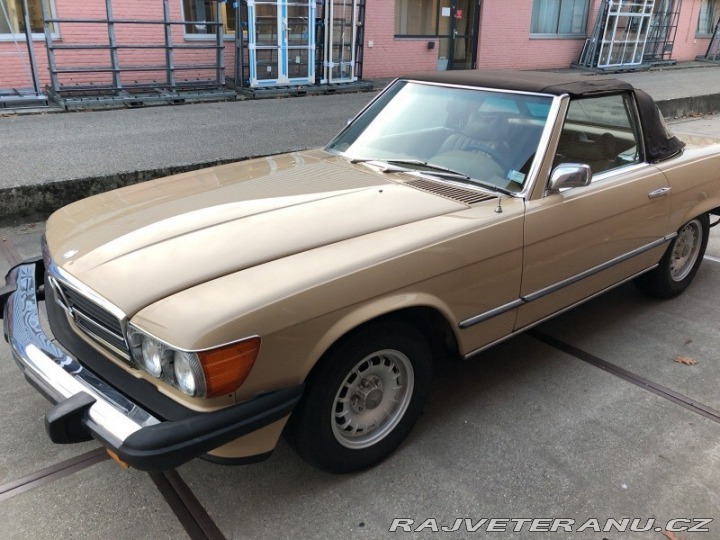 Mercedes-Benz SL 450 AUTOMAT, BÍLÉ RZ!!! 1974