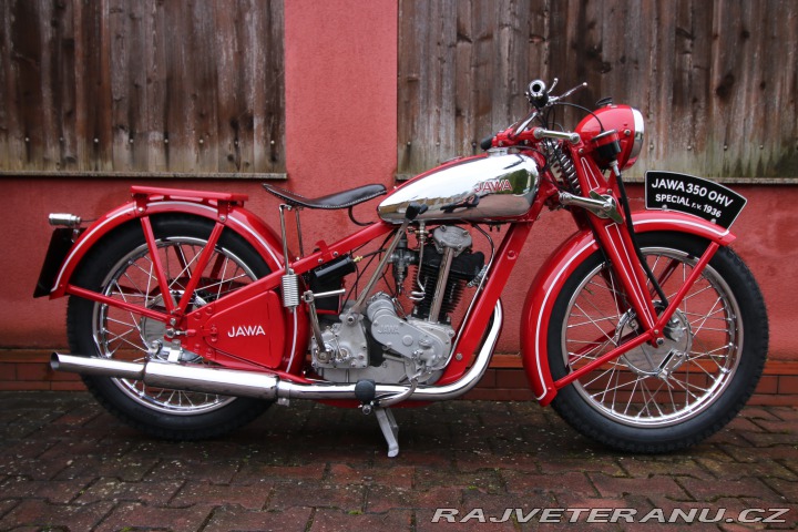 Jawa 350 OHV nekrytý ventil 1936 1936