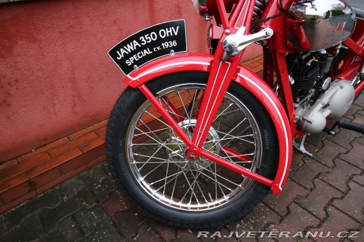 Jawa 350 OHV nekrytý ventil 1936 1936