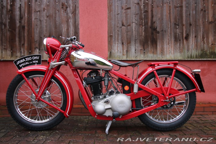 Jawa 350 OHV nekrytý ventil 1936 1936