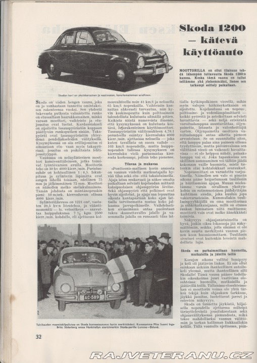 Škoda 1200 Sedan 1955 1955