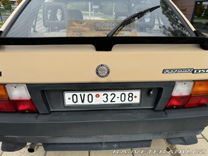 Škoda Favorit 135 L,LS,LX 1991
