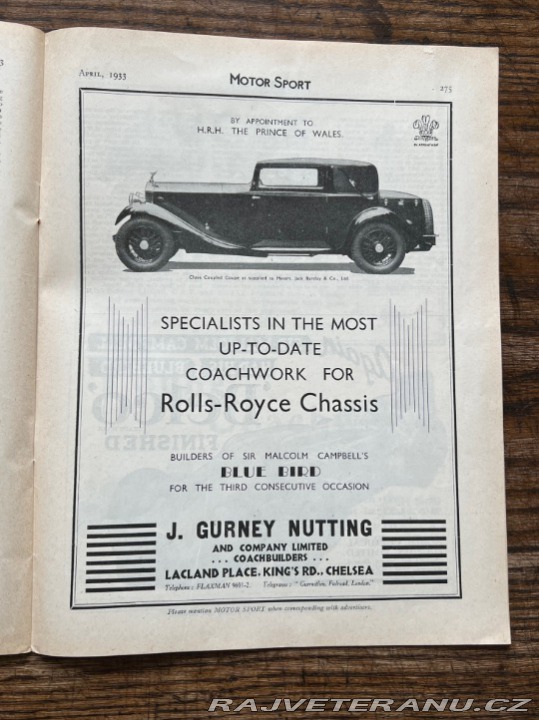 Rolls Royce 20/25 Gurney Notting 1932