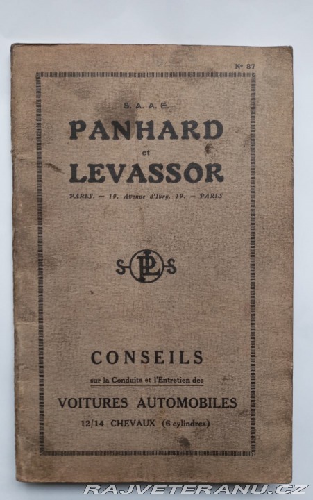 Ostatní značky Ostatní modely Panhard & Levassor X63 1929