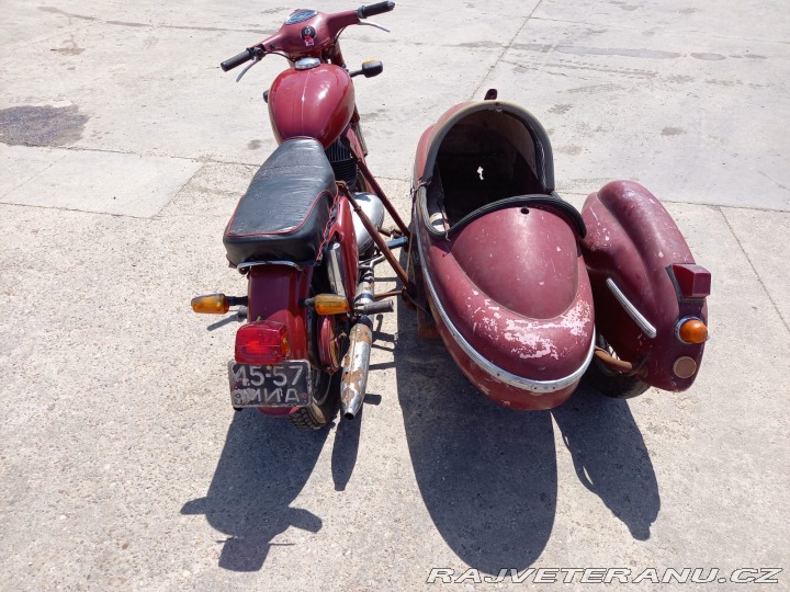 Jawa 350 s postrannym vozikom 1975