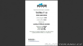 Tatra 12 Weymann 1930