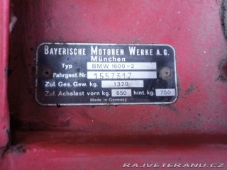 BMW 1600 1600-2 VOLLCABRIO 1969
