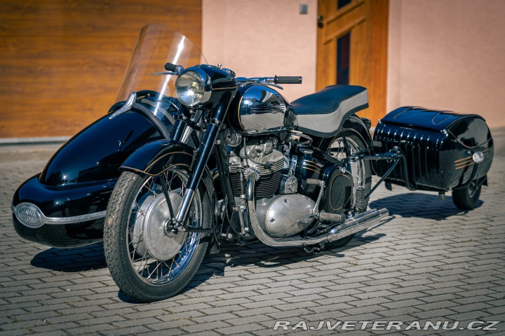 Jawa 500 OHC TYP 15/02 SAJDA + PAV 1957