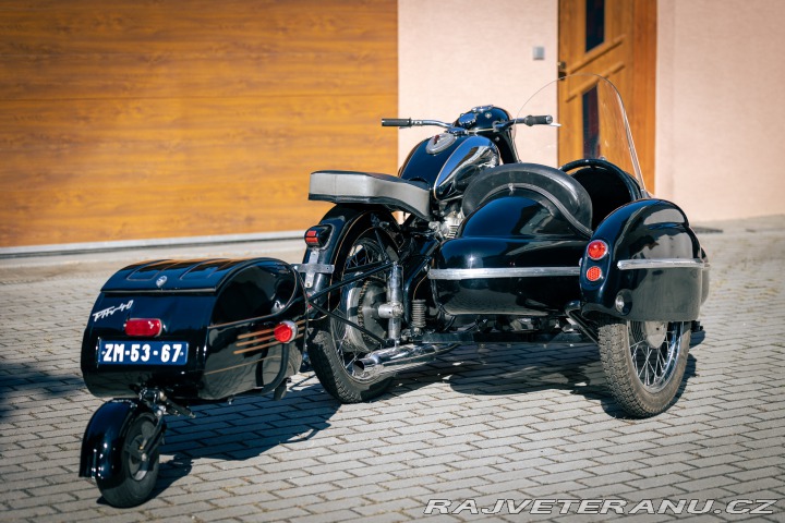 Jawa 500 OHC TYP 15/02 SAJDA + PAV 1957
