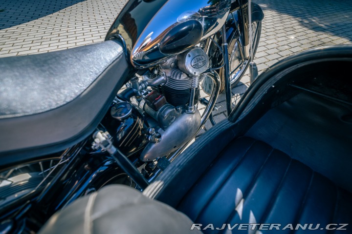 Jawa 500 OHC TYP 15/02 SAJDA + PAV 1957