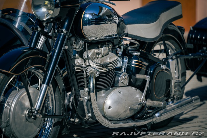 Jawa 500 OHC TYP 15/02 SAJDA + PAV 1957
