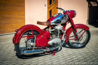 Jawa 500 OHC TYP 15/00 ŠNEK 1953