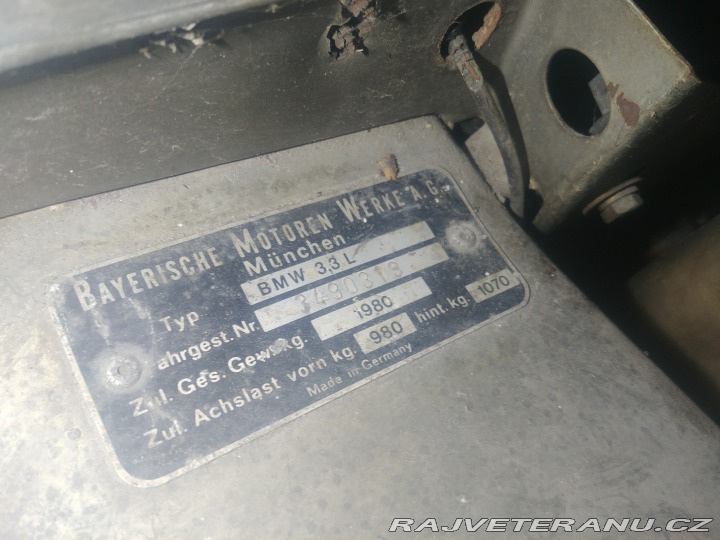 BMW Ostatní modely E3 3.3L 1975