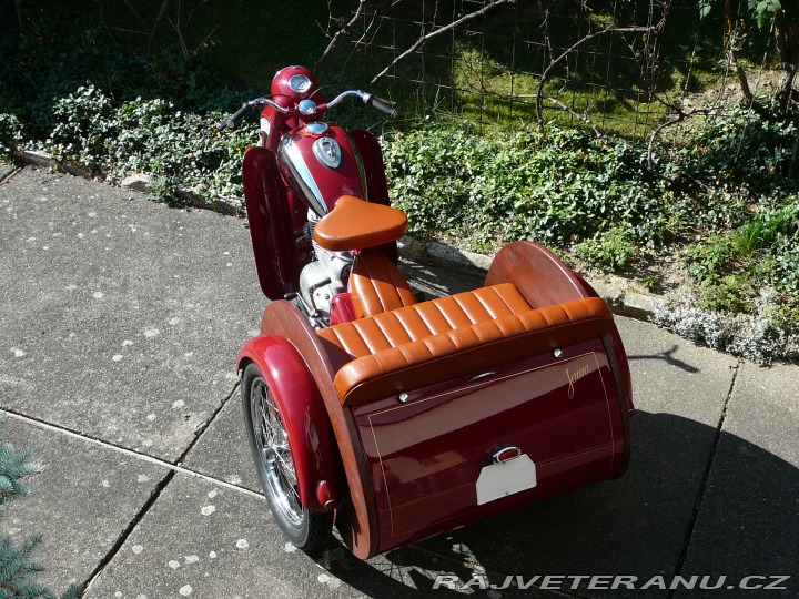 Jawa 250 Perák riksa typ 80 1950