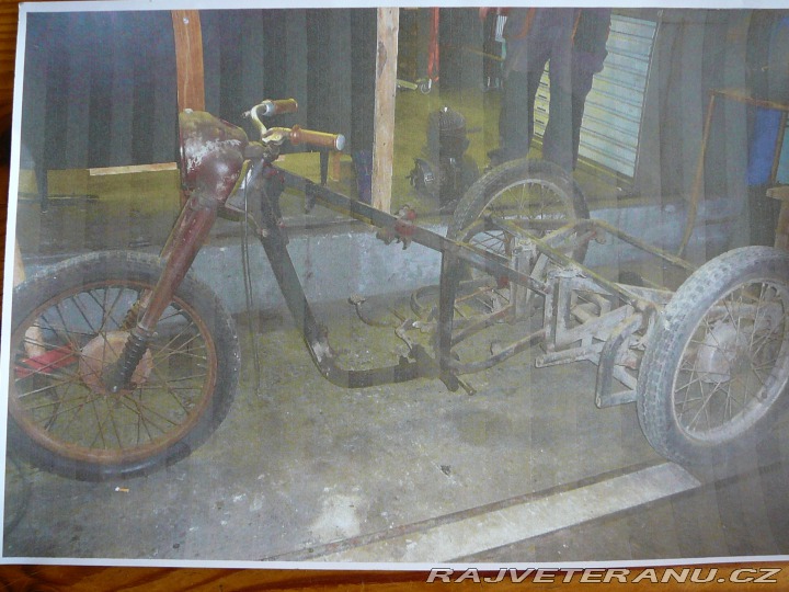 Jawa 250 Perák riksa typ 80 1950