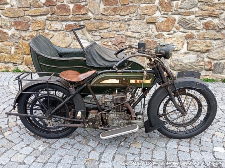 BSA Ostatní modely Model H se sidecarem 1914