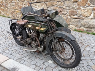 BSA Ostatní modely Model H se sidecarem 1914