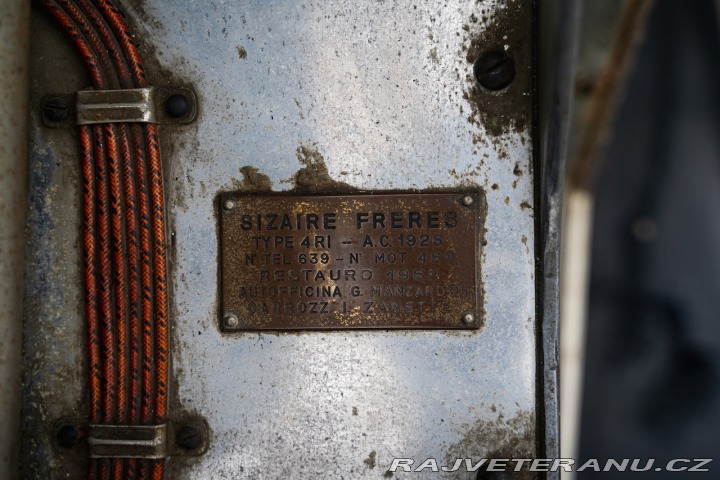 Ostatní značky Ostatní modely Sizaire Freres type 4RI 1926
