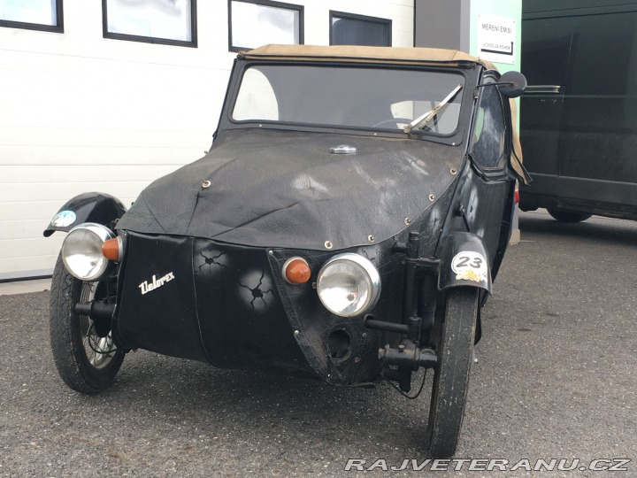 Velorex 16/250 invalidní motorová tříkol 1961