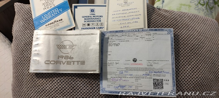 Chevrolet Corvette C4 Targa motor L98 1986
