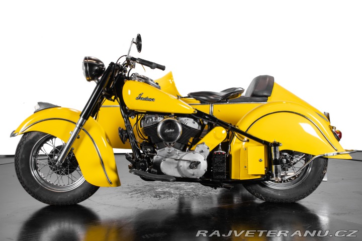 Ostatní značky Ostatní modely Indian Chief Roadmaster Sidecar 1950