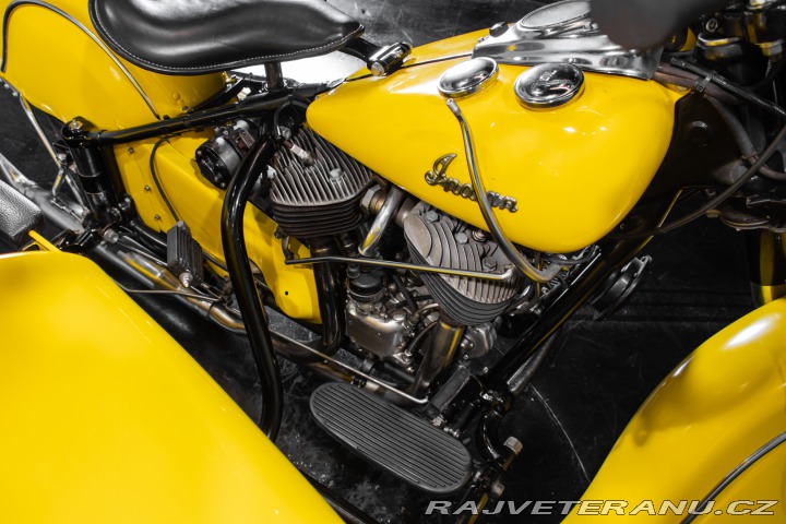 Ostatní značky Ostatní modely Indian Chief Roadmaster Sidecar 1950