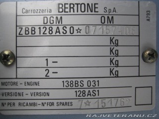 Fiat X1/9 BERTONE 1988