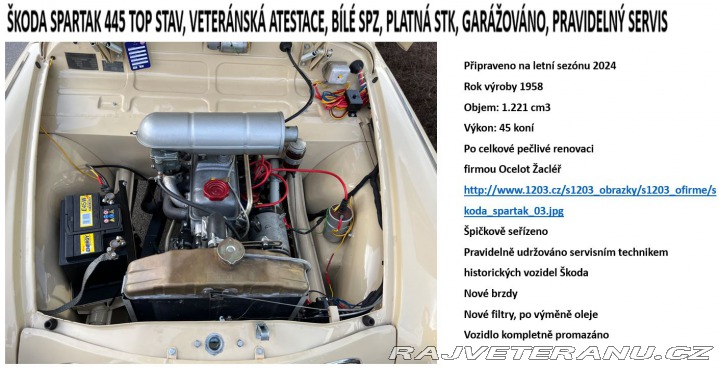 Škoda 445 Spartak 1958