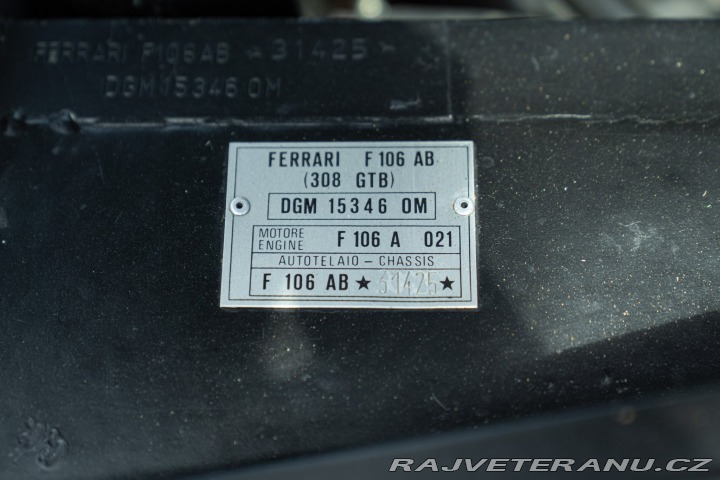 Ferrari 308 GTB Carter Secco 1981