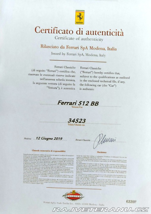 Ferrari 512 BB 1979