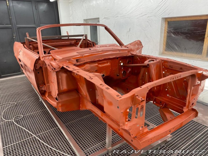 Ford Mustang Kabrio, po renovaci v ČR 1968