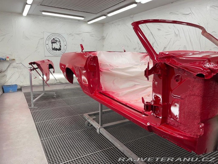 Ford Mustang Kabrio, po renovaci v ČR 1968