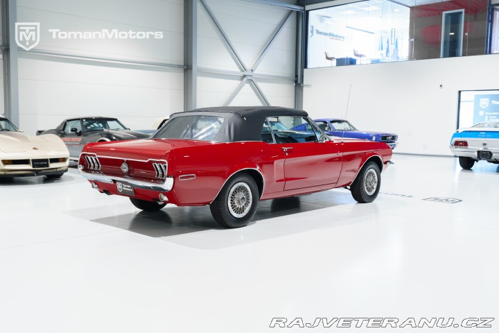 Ford Mustang Kabrio, po renovaci v ČR 1968