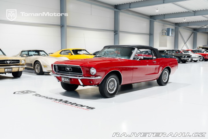 Ford Mustang Kabrio, po renovaci v ČR 1968