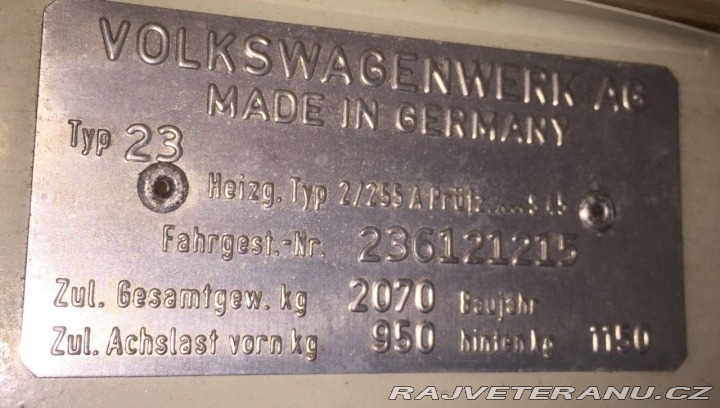 Volkswagen T1 Camper 1966